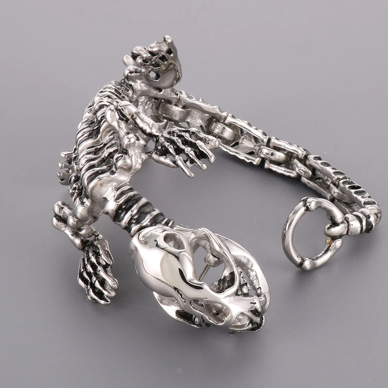 ☆ DHgate 추천 핫 아이템: 남성용 고딕 보석, 남성 고딕 보석, 전갈 팔찌 : 스테인리스 스틸 바이커 커프 뱅글, 멋진  선물을위한 중금속 스타일의 팔찌, 빈티지 디자인