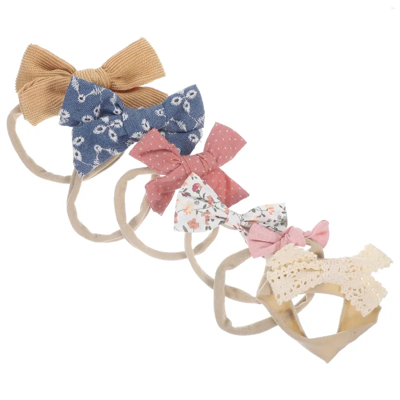 Bandanas Baby Girl Bow Headband Bows Infant Headbands voor Toddler 2 -jarige geboren meisjes