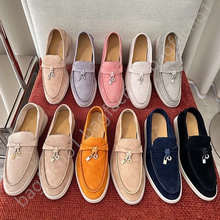 LP -kledingontwerpers Men schoenen voor dames Loafers topkwaliteit kasjmier lederen kwastjes hoge elastische runder pees bodem casual platte hiel zachte zool jurk schoen zwart