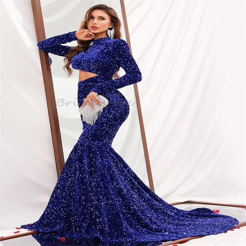 fitted lace wedding dress Amazon.com: Women's Long Sleeve Full Sequins Mermaid Gown Long Prom Party  Dress(a-Blue,s) : Clothing, Shoes & Jewelry main image 0