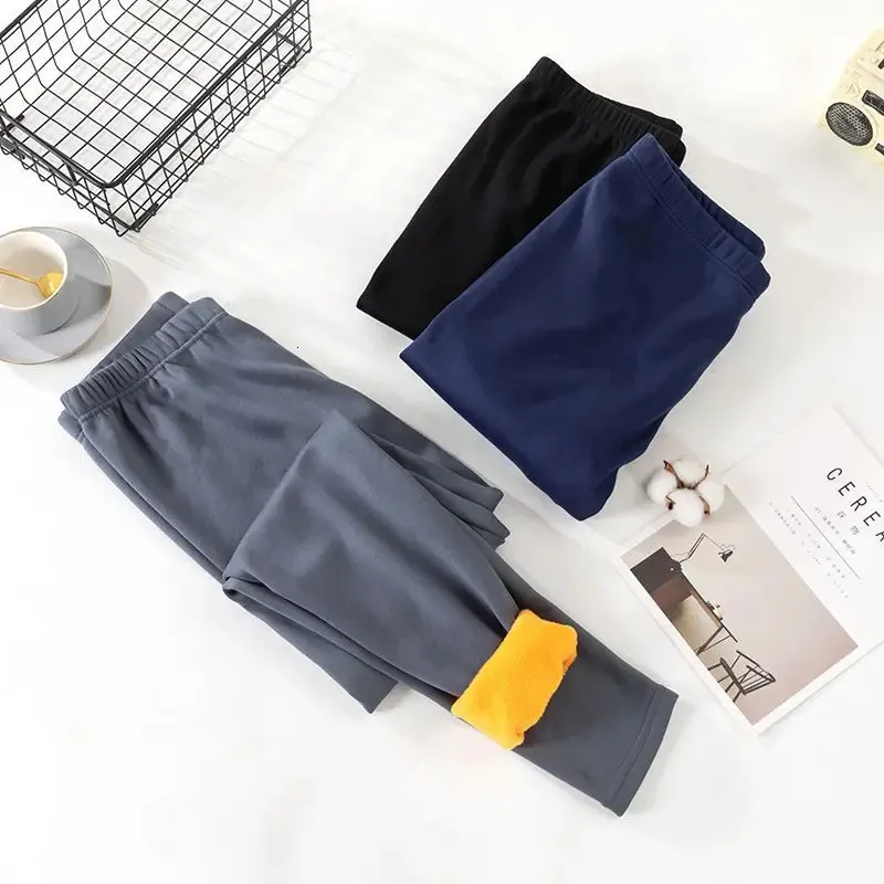Winter Men Thermal Underwear Bottoms Male Leggings Thermos Pants