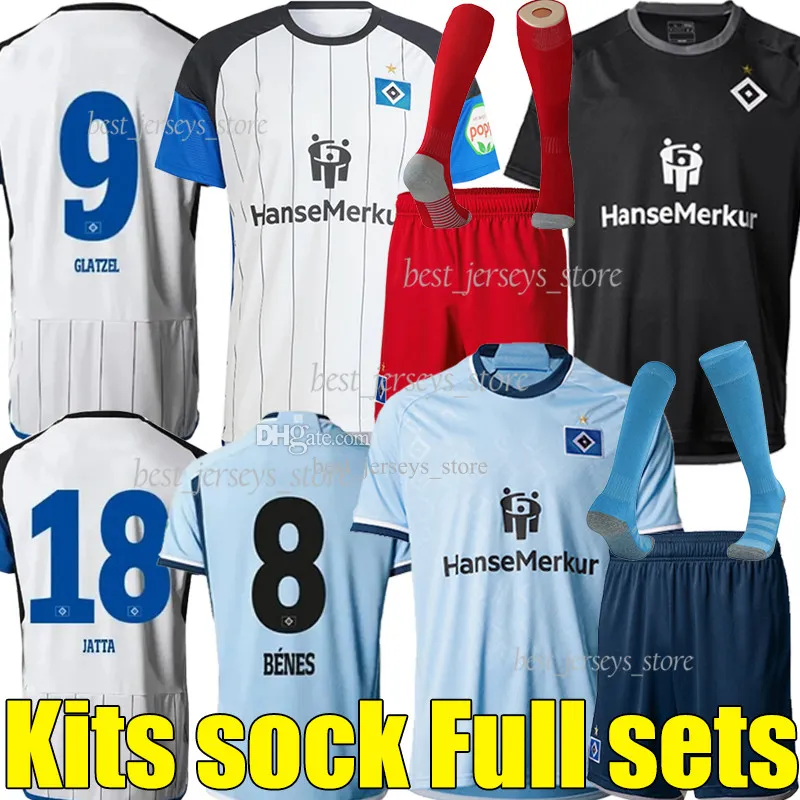 23/24 Hamburg Soccer Jerseys 2023 2024 BILBIJA REIS Glatzel Jatta Dome Muheim Lszlo Benes VUSKOVIC men kids Kits sock Full sets football shirts home away third