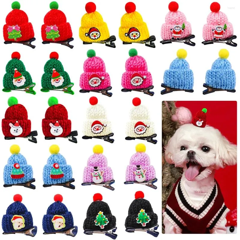 Одежда для собак, 50/100 шт., аксессуары для волос, бантики, рождественские товары для домашних животных, товары для ухода за домашними животными, маленькие собаки