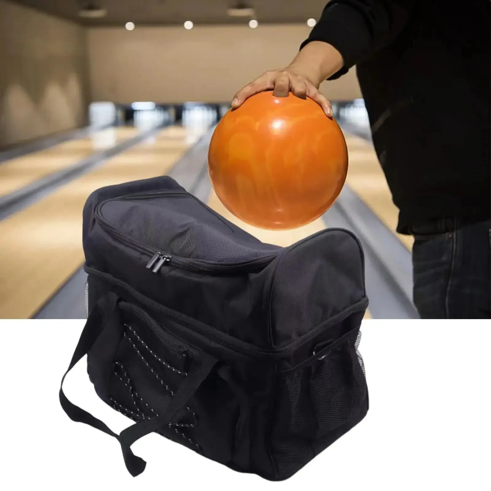 Bolsa De Bolos Para Una Sola Bola, Bolsa De Bolos Con Soporte Acolchado
