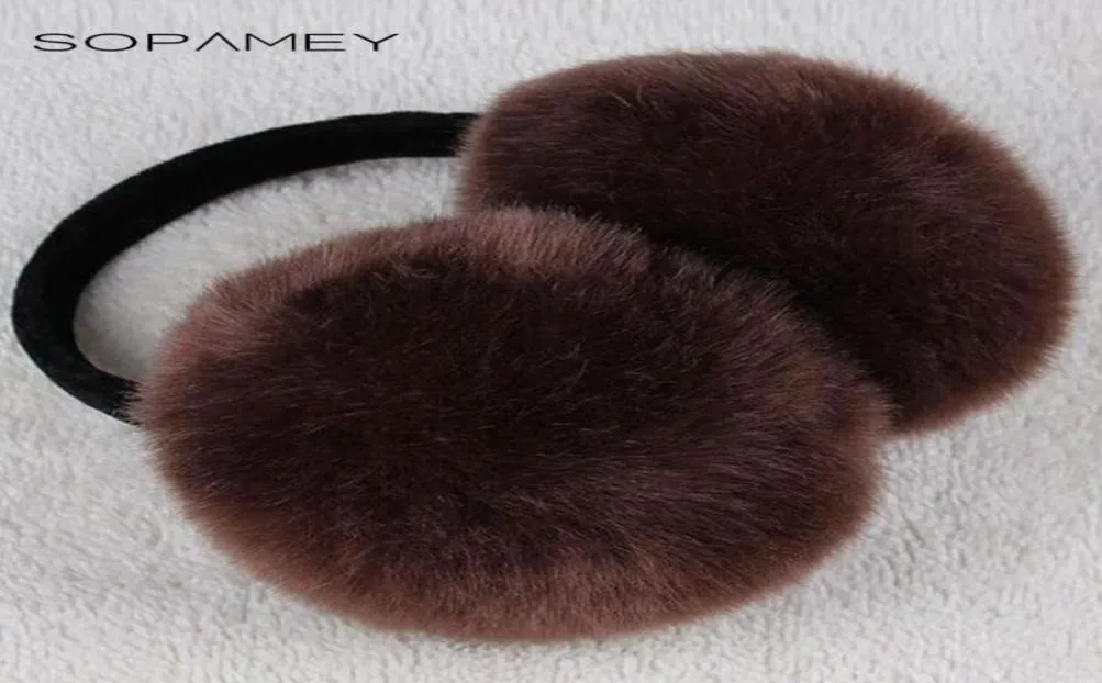 Ear Muffs Fashion Faux Fur Kobiety do marki zima wygodne ciepłe ciepłe ogrywacze dziewczęta regulacyjne3167768
