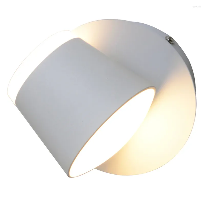 Lampe murale lumières internes rotatif barre pub couloir intérieur réglable blanc pour