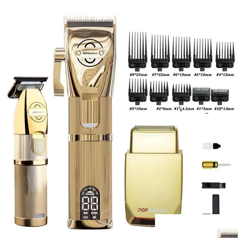 Trimmer Hair Trimmer Pop 800 700 600 Clipper For Men Barber Electric Haircutting Beard Shaver Accessories Haircut Tools 230612 Drop Delive