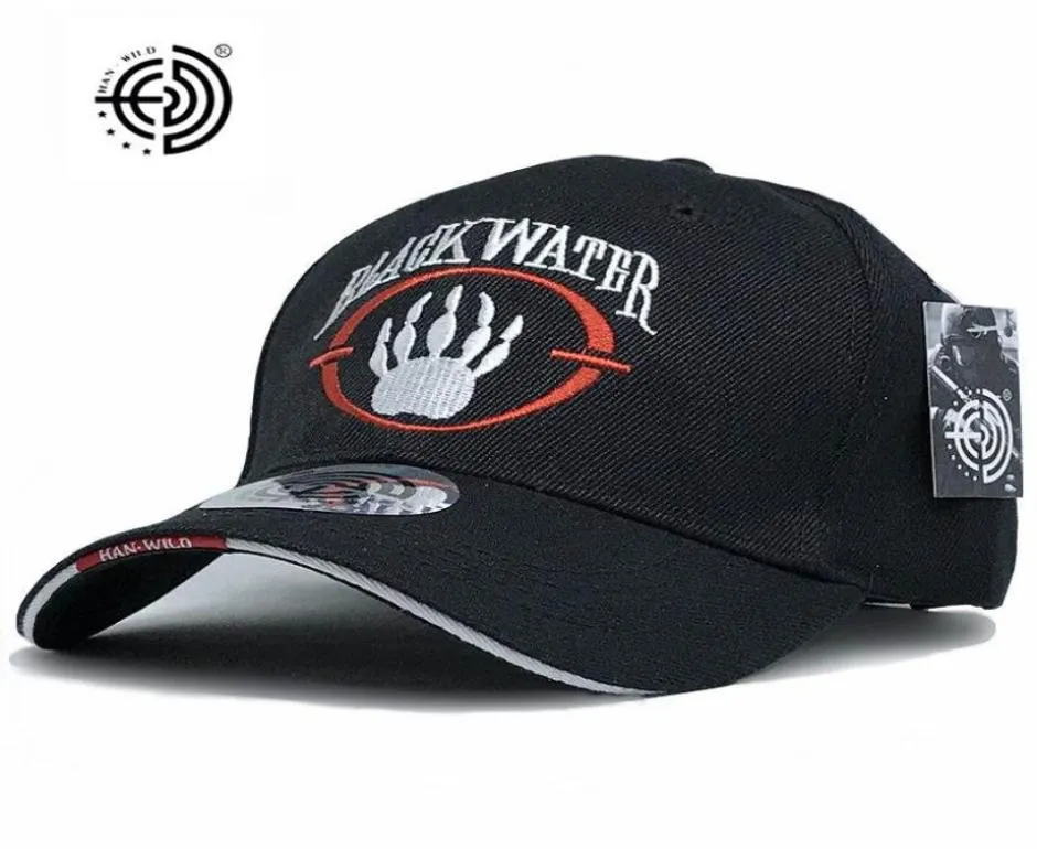 Neu eingetroffen Blackwater Tactical Cap Herren Baseball Cap Snapback Hut US Army Cap Navy Seal Schwarz wasser6074165