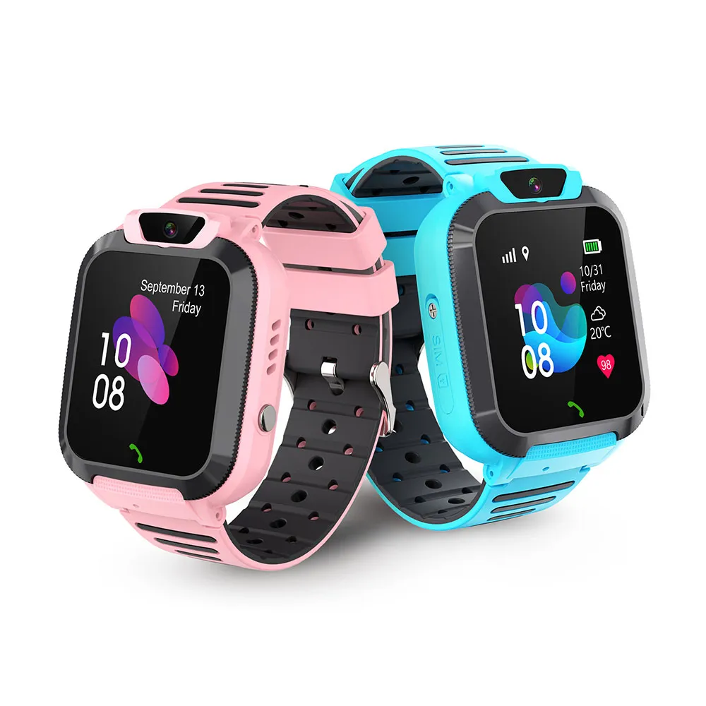 Watch Watch Smart Card Card Call LBS Tracker موقع SOS Camera Chat Waterproof Smartwatch للأطفال هدية للأولاد الفتيات Q16S