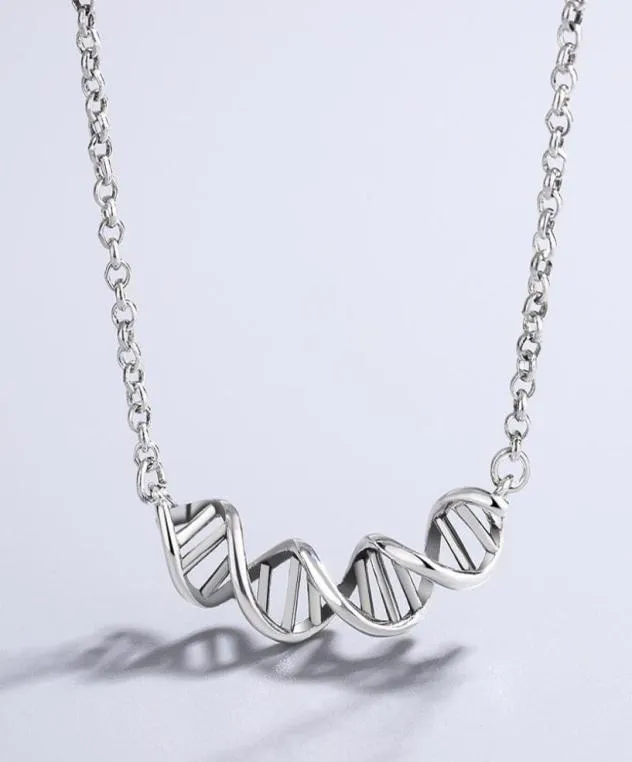 Cadenas Ventfille 925 Sterling Silver DNA Ed Collar espiral para mujeres Personalidad Moda Regalos de fiesta Joyería 2021 Drop5942069