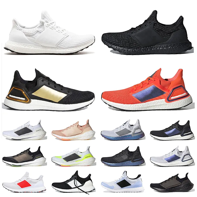 OG Ultraboost 20 Running Shoes Ultra Boost 22 19 4.0 DNA Trainers Cloud White Black Pink Golden dhgate Runners【code ：L】Sports Sneakers