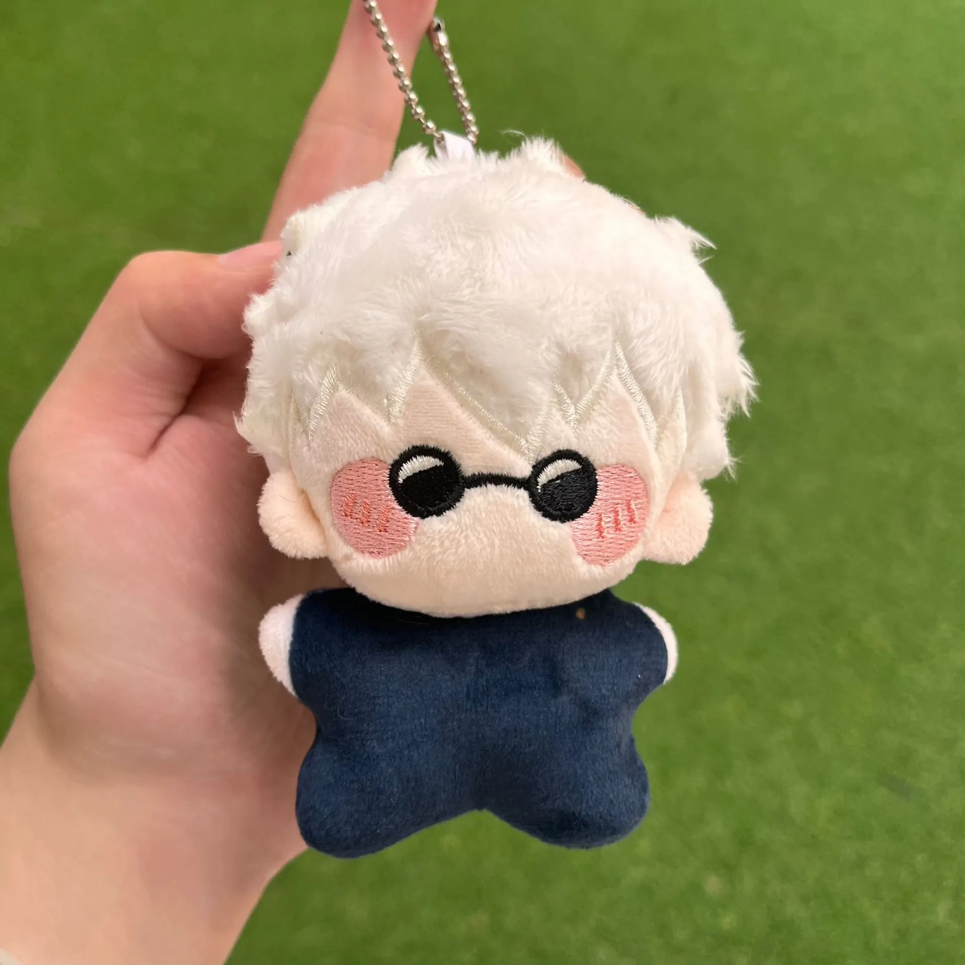 12cm Jujutsu Kaisen Plush Doll Keychain Accessory Anime Geto Suguru Satoru Gojos Mini Plushie Toy Soft Cosplay Starfish Body Toy