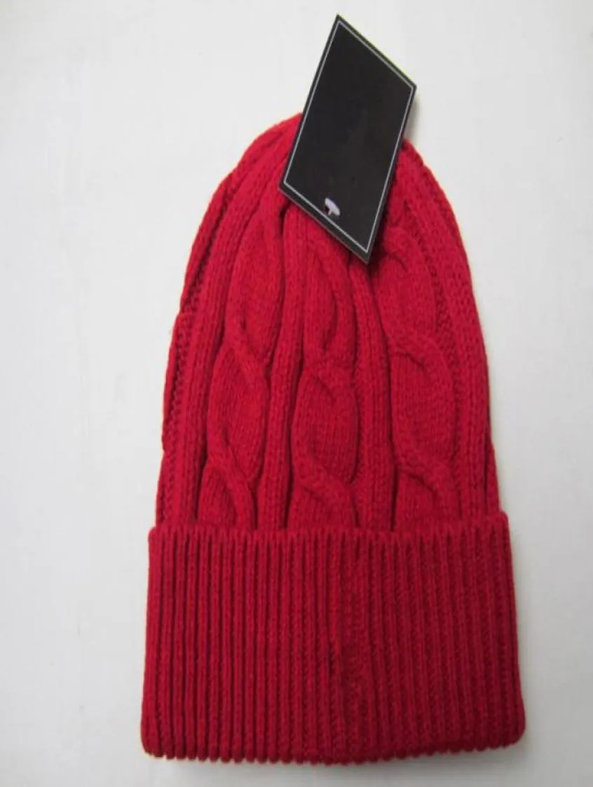 2022 Polo Beanie Unisex Autumn Winter Vailies Dzierna kapelusz dla mężczyzn i kobiet czapki
