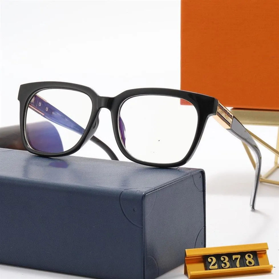 occhiali da sole di moda designer di occhiali designer telaio metallico glassa per donne uomini doppi lenti limpide di vetro pilota occhiali trasparenti color299w