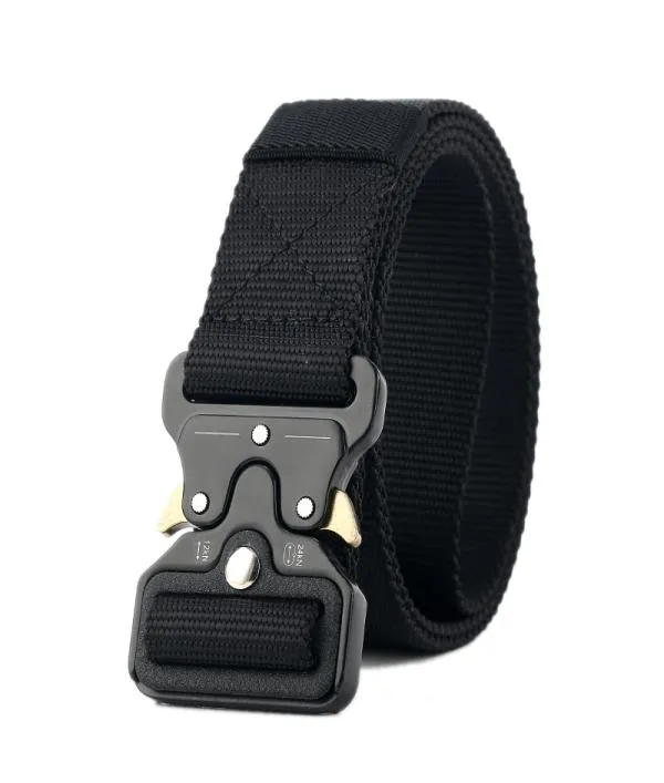 YBT UNISEX NYLON PET METAL METAL METAL Burza Military Nylon Training Belt Army Pasy taktyczne dla mężczyzn Jakość męskiego paska1380597