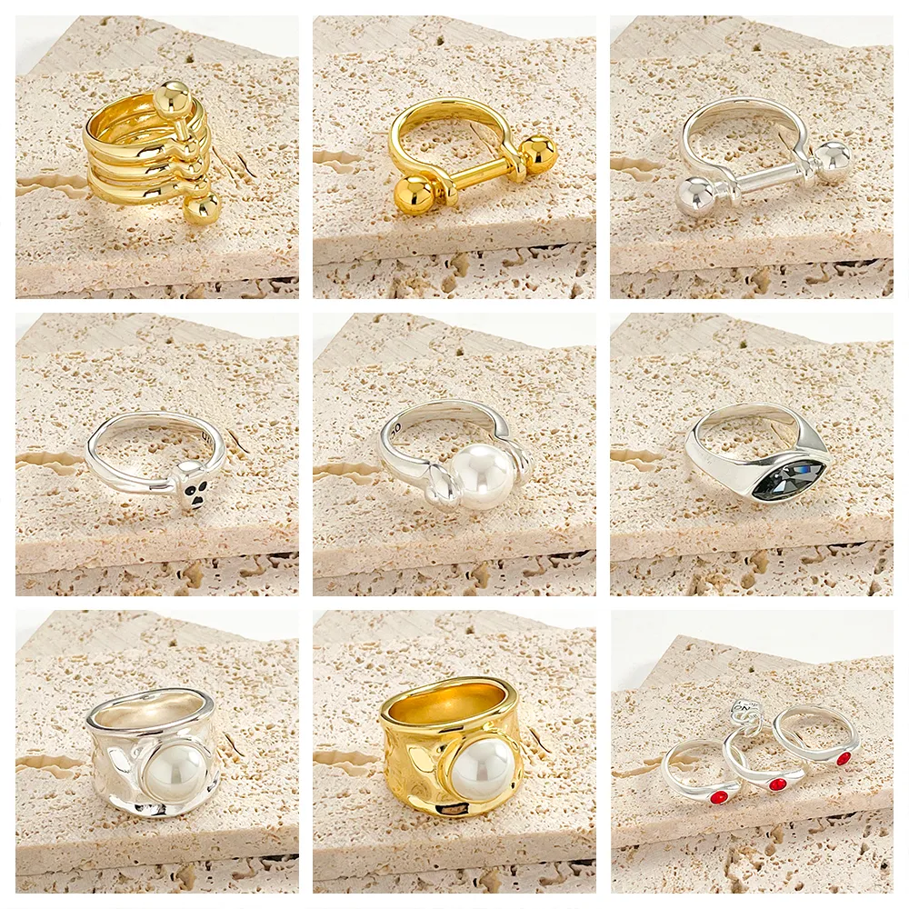 Spaanse Hoge Kwaliteit UNO DE 50 Prachtige Mode 2023 Hot Koop Kunstmatige Fokken Parel Ring Sieraden Gift Gratis Levering