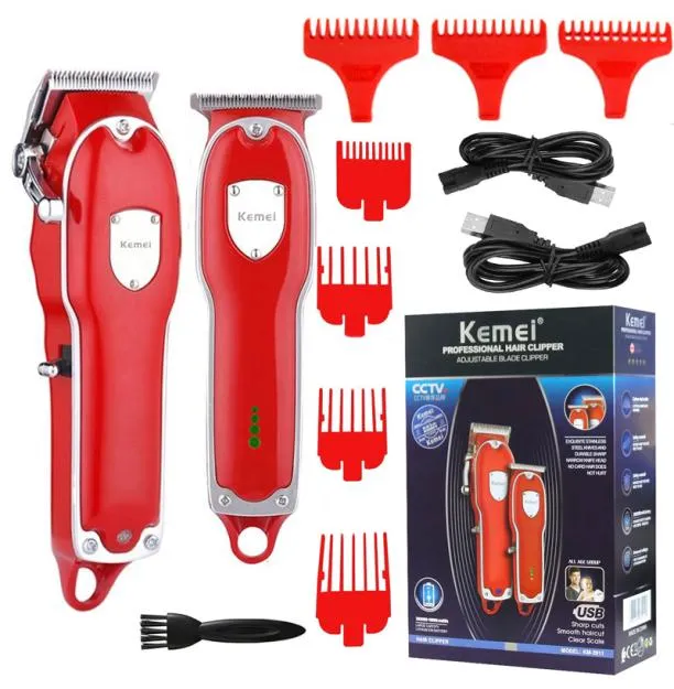professional powerful electric hair clipper barber trimmer for men adjustable rechargeable beard cut machine combo kits 2206236134057