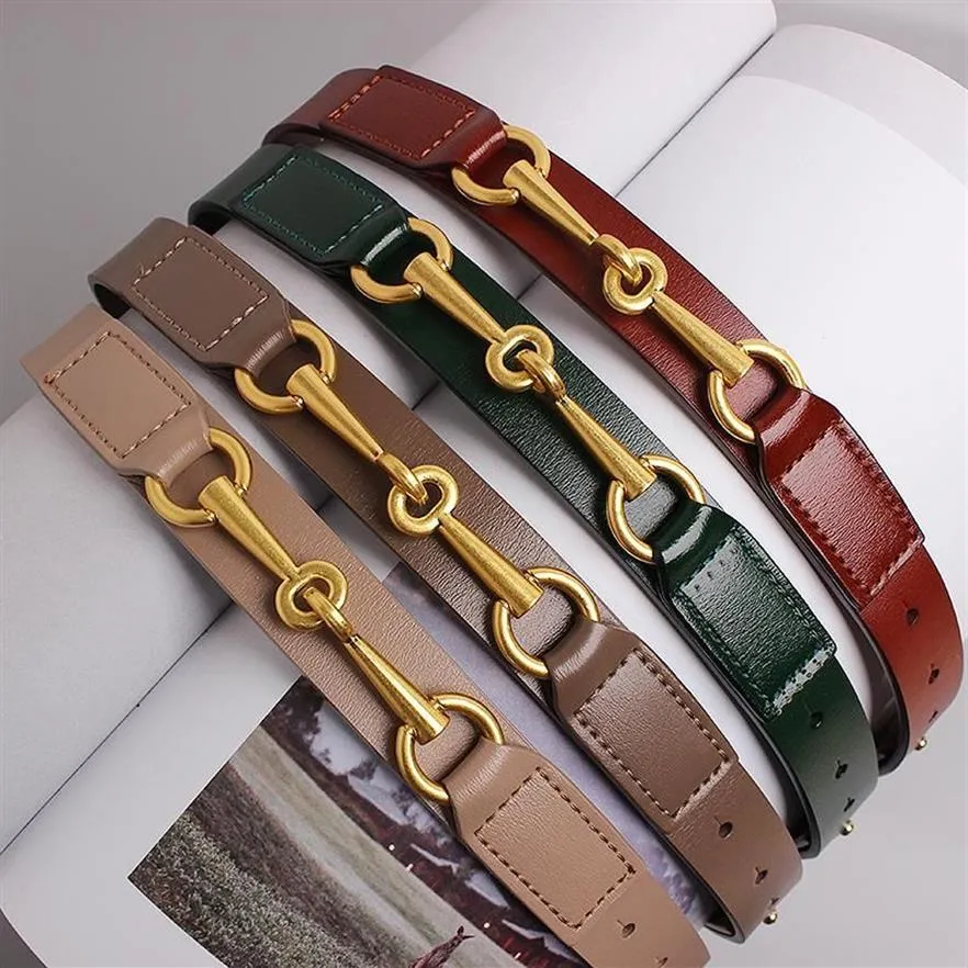 Belts All Match Plain Real Cow Leather Belt For Women Simple Design Waistband Fashion Jean Pant Dress Genuine Waist270W