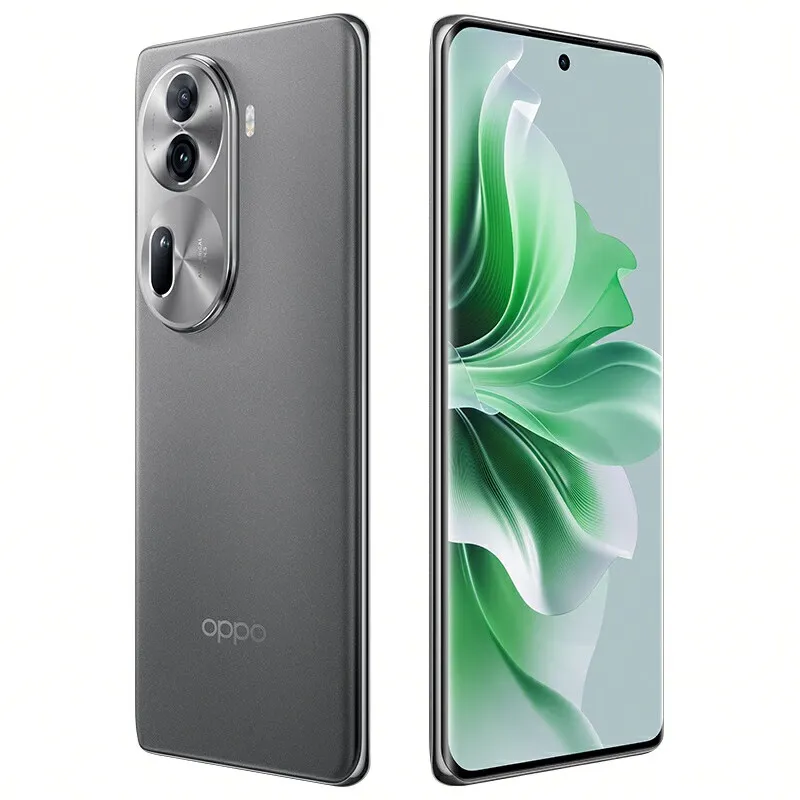 Originele Oppo Reno 11 5G mobiele telefoon Smart 12 GB RAM 256 GB ROM MTK-afmetingen 8200 50,0 MP AI NFC 4800 mAh Android 6,7 "120 Hz AMOLED Volledig scherm Vingerafdruk-ID Gezicht mobiele telefoon