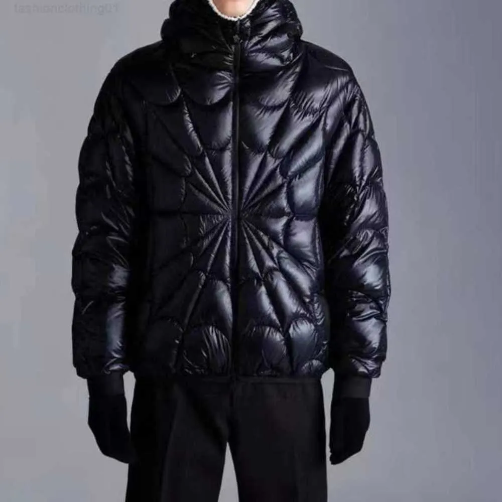 Męskie Down Parkas 2022 Winter Men Kurtki z kapturem z 90% White Goose Spider Coats Man Casual Gruster Brand Merwear x4dffnykkkja