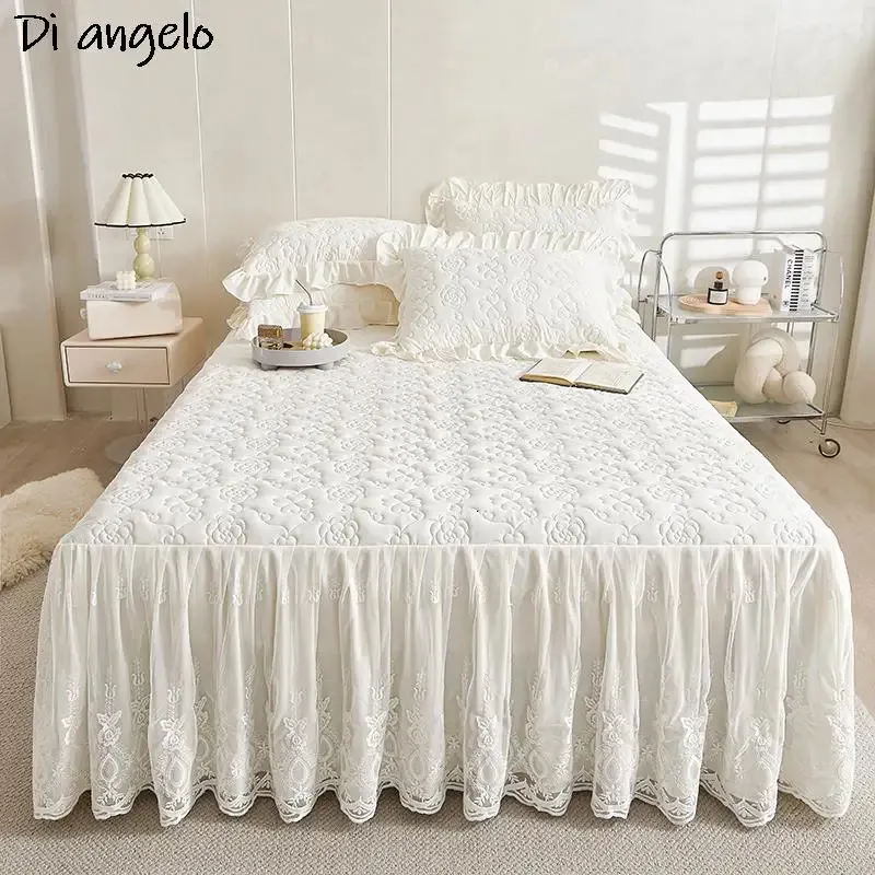 1pc broderie en dentelle de coton en dentelle épaissie de coutere de chouchage lits de lit d'oreiller matelas d'oreiller à double maison Multi couleur # 231222