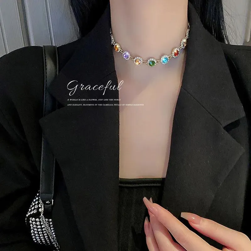 Imposta orecchini in argento 925 con fiore di cristallo color ago, temperamento coreano, gioielli femminili per l'orecchio del vento dolce vacanza