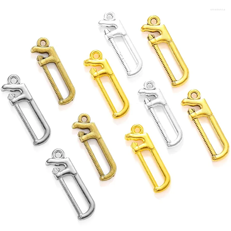 Charms 15pcs 5 kleurlegering zag charme voor sleutelhanger armband ketting hanger Diy handgemaakte sieraden accessoires maken 26 8 mm J470