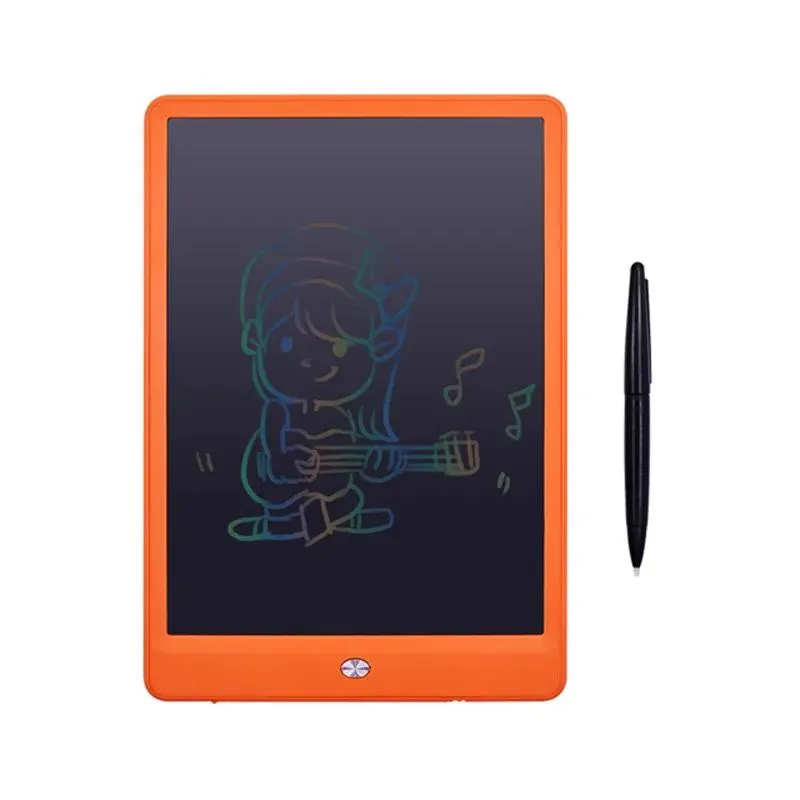 Canetas 10 polegadas Escrita Tablet LCD Prancheta Cor Alta Luz Blackboard Paperless Notepad Memo Handwriting Pads com caneta atualizada Gif