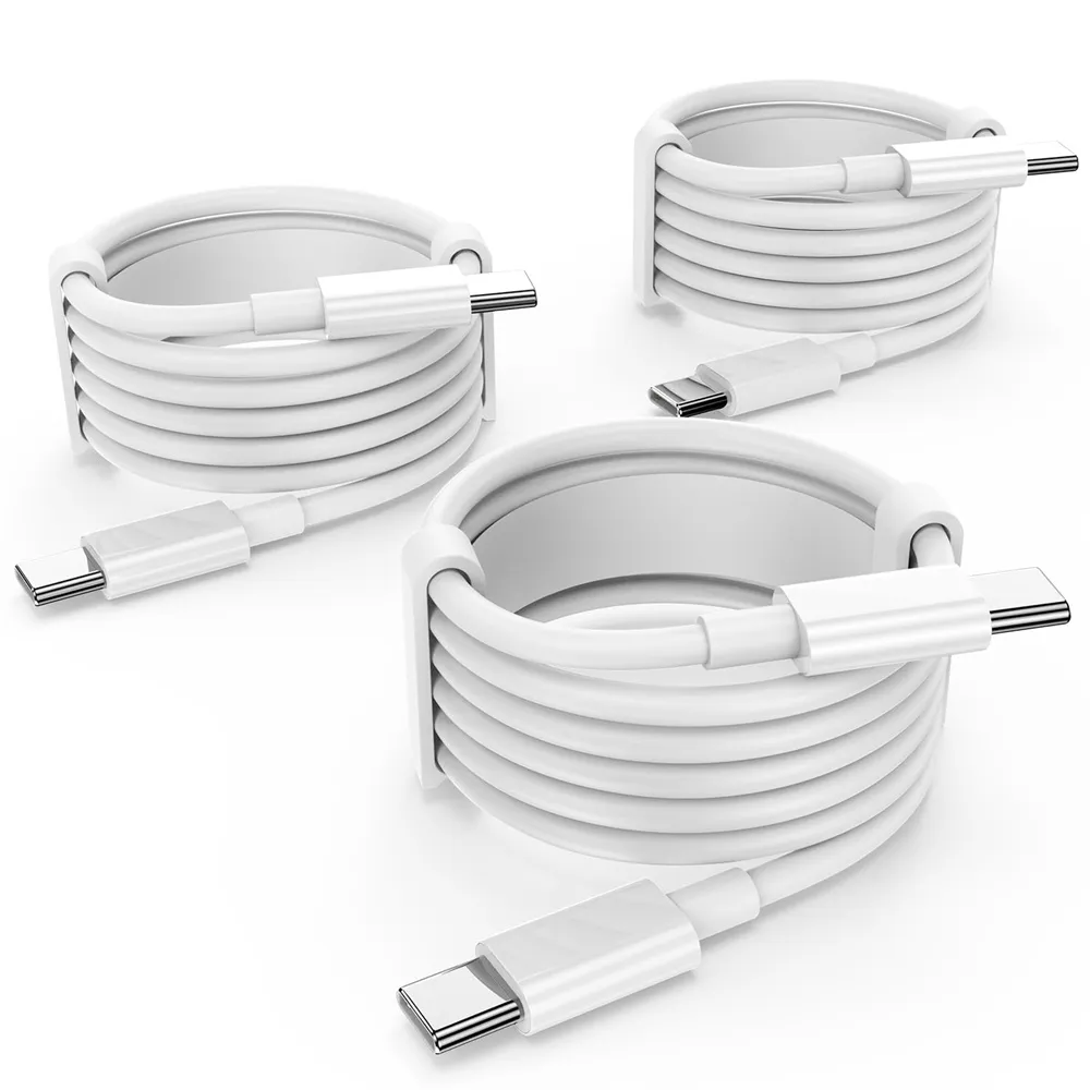 Schnelle Ladeart C zu USB C-PD-Kabel 1M 3ft 2m 6ft USB-C Ladekabel für Samsung S20 S22 S23 S24 Note 10 20 Xiami Huawei HTC LG Android Phone