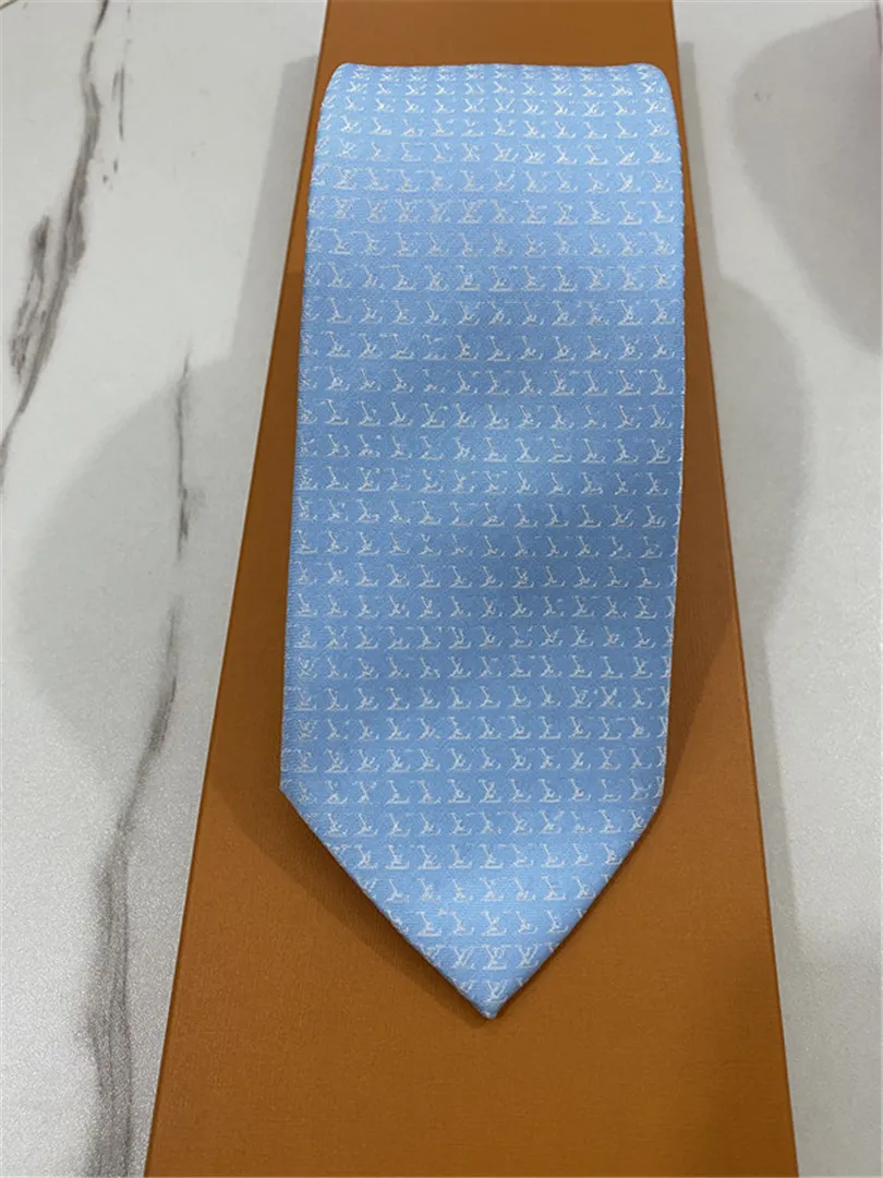 Cravatte da uomo di lusso moda cravatta di seta 100% designer ricamato jacquard classico tessuto fatto a mano cravatta per uomo matrimonio cravatte da lavoro casual con scatola