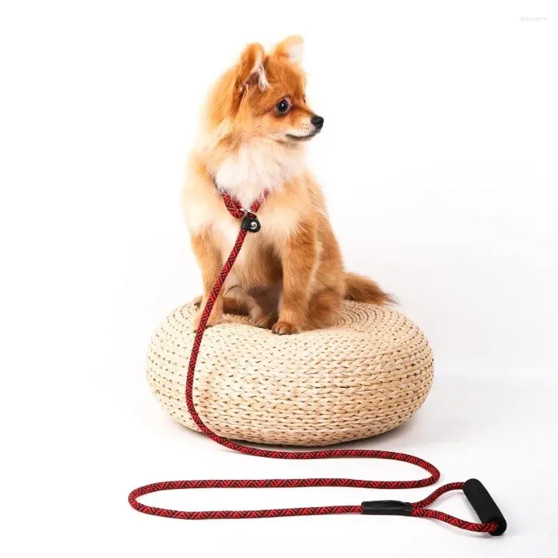 Obroże dla psów PET Traction Lina 1,8 M Outdoor Nylon Belt Walking dla małych średnich dużych dużych