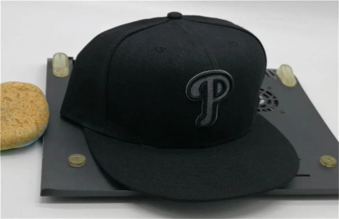 Ready Stock New 2021 Philadelphia Fitted Caps Letter P Hip Hop Size Hats Black Baseball Caps Vuxen Flat Peak Men Women Red Full CL8075410