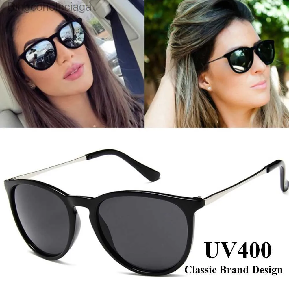 Sunglasses Retro Male Round Sunglasses Women Men Brand Designer Sun Glasses For Lady Alloy Mirror Oculos De SolL231225