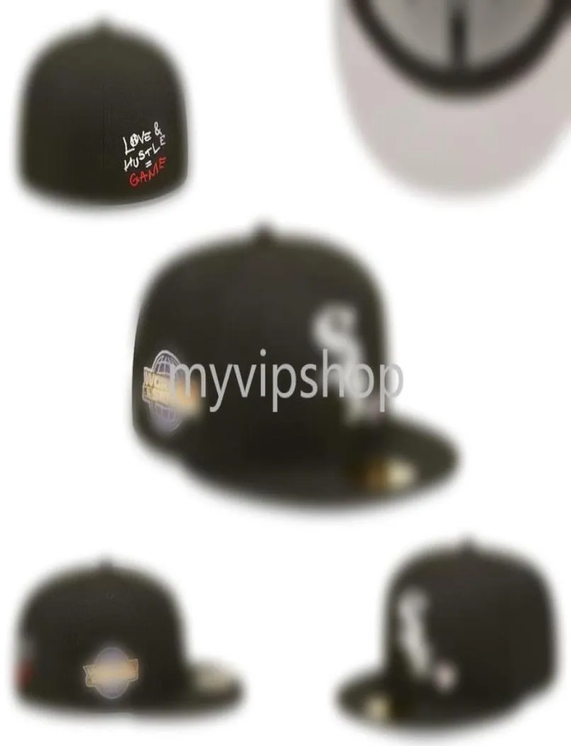 2023 Men039s Mode Hip Hop Classique Noir Couleur Plat Peak Pleine Taille Casquettes Fermées Baseball Sports Toutes Les Équipes Ajustées Chapeaux En Taille 79914330