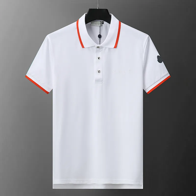 22SS Top Designer Mens Polos بأكمام قصيرة من الربيع والصيف القمصان العرضية الشارعين الهيب هوب رجال طباعة تي شيرت غير رسمية نمط.