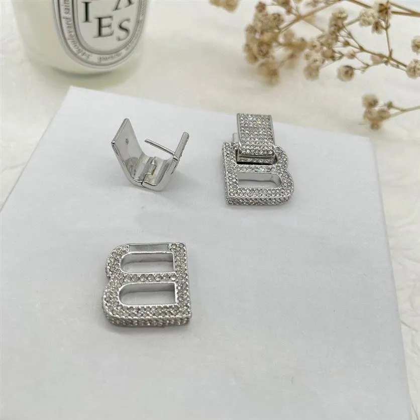 2023 Top quality Charm drop earring special design with Sparkly diamond silver plated have stamp PS7232B269Y