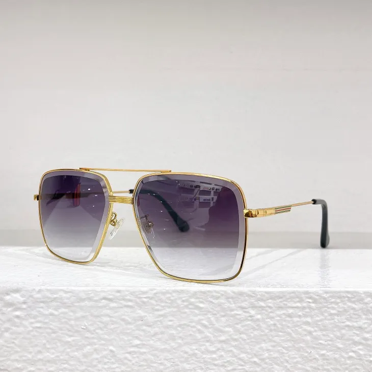 Okulary przeciwsłoneczne dla mężczyzn i kobiet projektanci 1616 Moda Popularność na zewnątrz w stylu plażowym anty-Uultraviolet Uv400 Plate metalowy kwadrat pełna ramka retro gogle whit pudełko