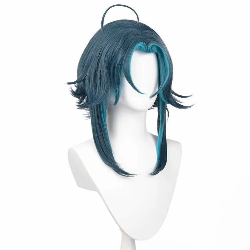 Genshin Impact Dharmapala Yecha Mandrill Light color cos wig Double color cosplay false hair