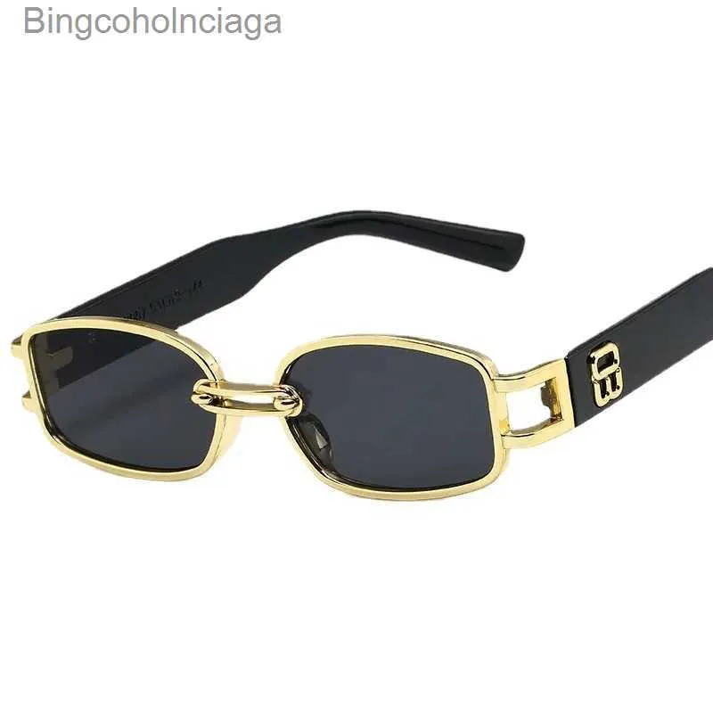 نظارة شمسية جديدة أزياء نظارة شمسية جديدة للنساء رجال العلامة التجارية مصمم رجعية مستطيلات الشمس من الذكور الذكور الشهيرة الملونة المربعة العينين 231225