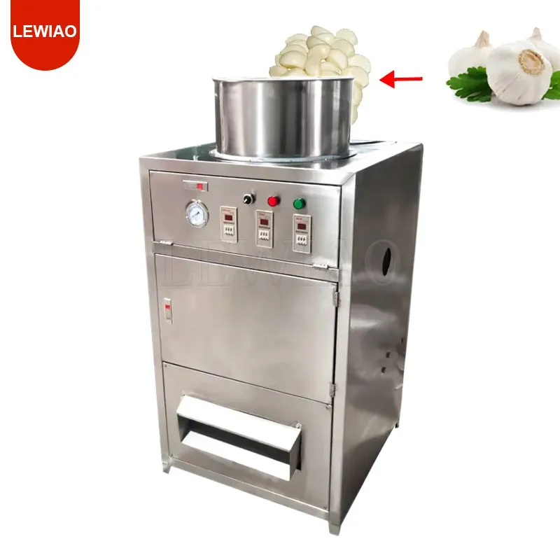 Small Electric Commercial Stainless Steel Dry Garlic Peeling Peeler Machine 150Kg/H