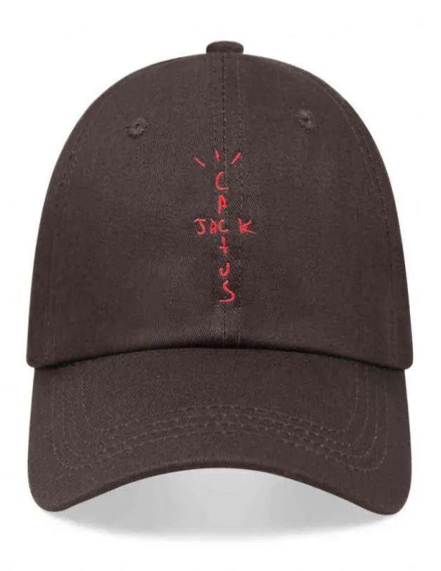 100% Cotton Cactus Jack Baseball Cap Unisex Dad Hat Cap Embroidery Man Women Summer Hats AA2203042475505