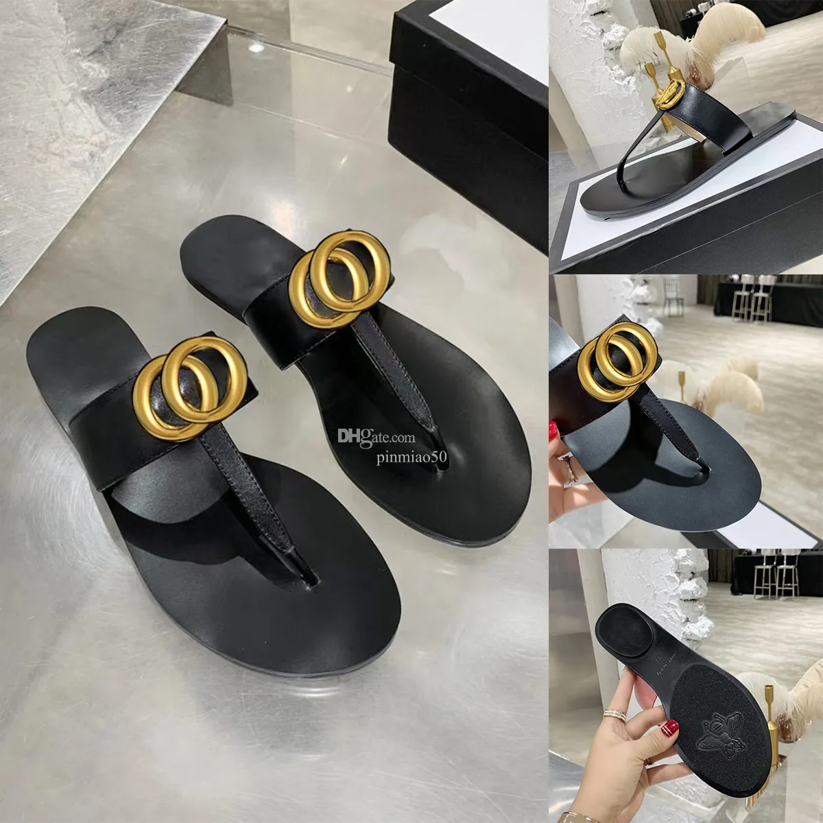 Slides Slides Slippers أحذية غير رسمية المشاهير نفس النمط الجوارب الجوارب الموضحة للزوجين هو النموذج Slide Sandal