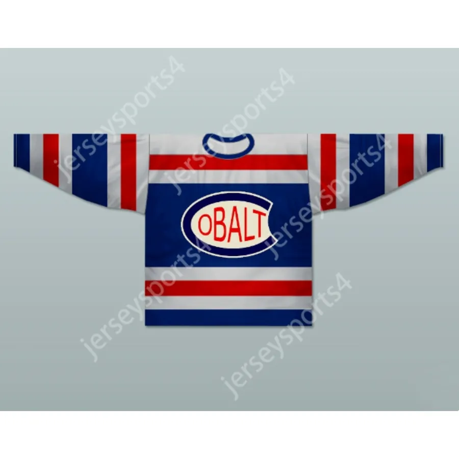 Custom Cobalt Silver Kings Nha Hockey Jersey New Top Sched S-M-L-XL-XXL-3XL-4XL-5XL-6XL