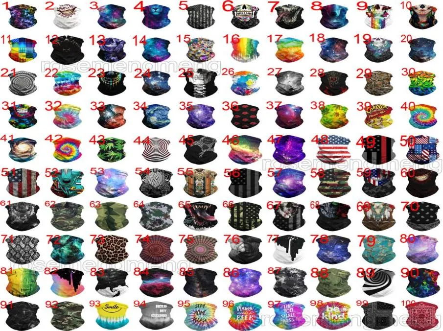 140 estilo 3D Animal Motocicleta Moto Balaclava Bandana Máscara Facial Tubo de Pescoço Cachecol Bandana Cabeça Tubo Pescoço Gaiter Cachecol Hea3286325