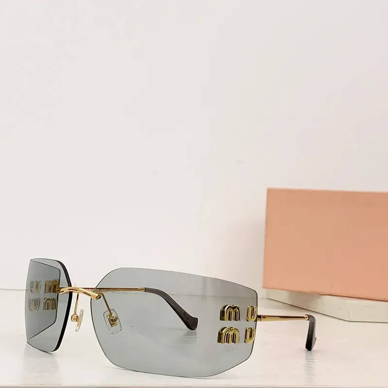 مصممي Luxurys النظارات الشمسية الرجال المتقدمة النسخة العلامة التجارية للنساء Mius نظارة شمسية Gold Frame نظارات الفتاة أعلى
