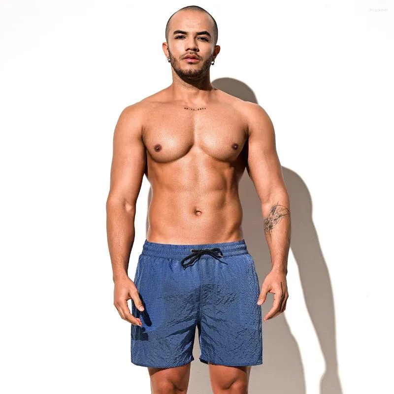 Shorts masculinos jd25 2023 verão cor sólida homens sexy piscina de praia nadando roupas de natação brikes bikinis surf esportes roupas de banho