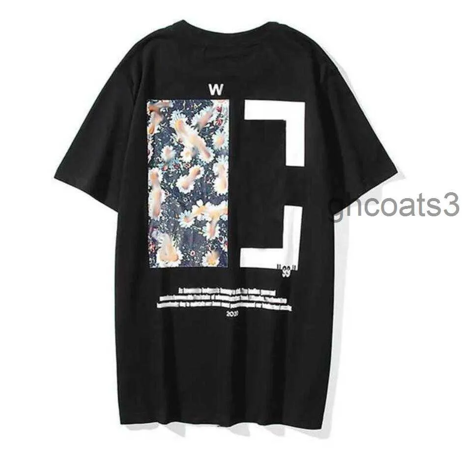 Neue Männer Womens Mode Tops Sport T -Shirt Sommer Designerin weiße T -Shirts Luxus Baumwolle Lose T -Shirts lässige Kurzärmelen Ölmalerei Schwarzer Rückdruck 6K SP3X