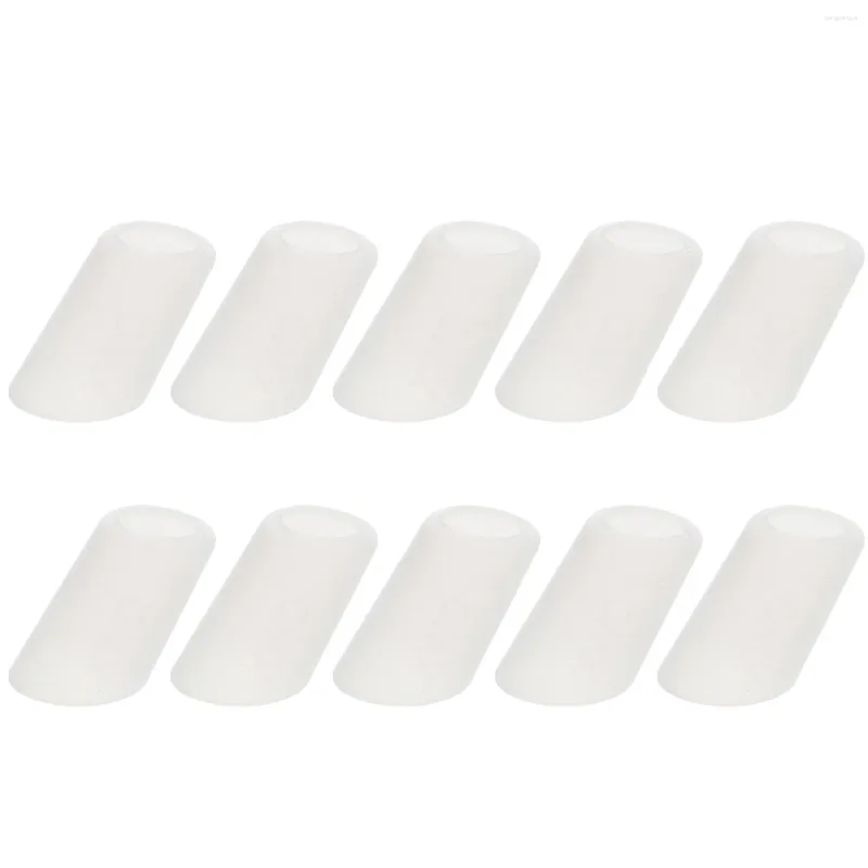 Ensemble de vaisselle 10 PCS Gargons de bec de théâtre Small Kettle Bust Wee Protectors pour silice Gel Couvre-goutte à feuille