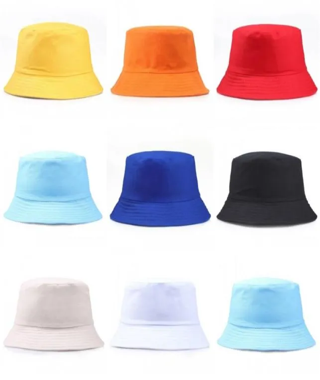 Chapeaux de seau en coton unisexe crème solaire pliable pêche casquette de chasse bassin Chapeau extérieur soleil prévenir chapeau pour femmes hommes enfant 234 Q21197530