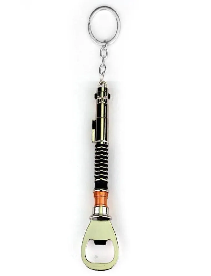 Dongsheng Series Keyring on Lukes Lightsaber의 리턴에서 Jedi Bar Bottle 오프너 모델링 된 Keychain for Men508443090